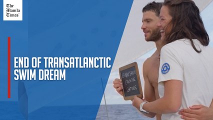 French "eco-adventurers" abandon transatlantic swim after boat damage