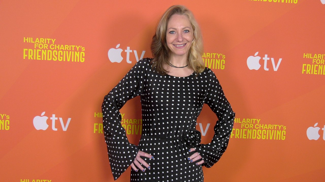 Emily V. Gordon attends Hilarity For Charity's "Friendsgiving" fundraising event