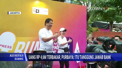 Uang Rp4,6 Miliar Terbakar, Menkeu Purbaya: Itu Tanggung Jawab Bank