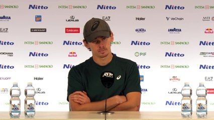 Tennis - ATP Finales Turin 2025 - : Alex de Minaur : " Un 0 sur 13 contre Jannik Sinner, ça n'est pas facile..."