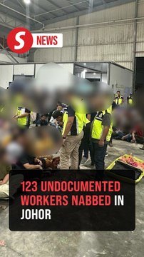 Immigration detains 123 foreigners in Senai factory raid