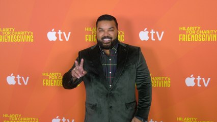 Adrian Dev attends Hilarity For Charity's "Friendsgiving" fundraising event
