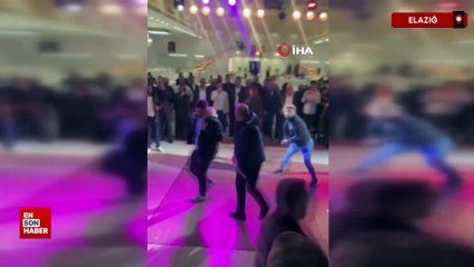 Elazığ düğününde ilginç oyun: Katılımcılar sırtlarına urganlarla vurdu