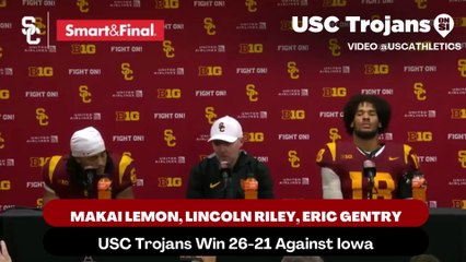 USC Trojans discuss how their defense responded to Iowa