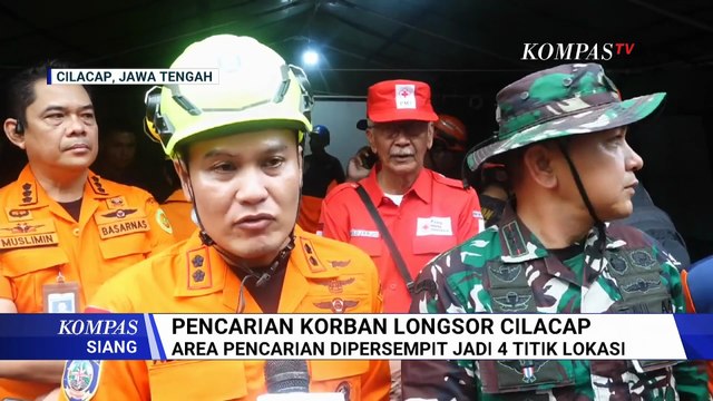 Hari Ke-4 Pencarian Korban Longsor Cilacap, BNPB: 11 Orang Meninggal, 12 Masih Dicari
