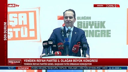 Yeniden Refah Partisi'nin 3. Olağan Büyük Kongresi