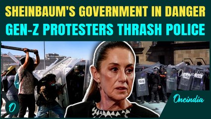 Mexico Gen-Z Protest SHOCKING Videos: Police Run for Their Lives as Gen-Z Torch National Palace