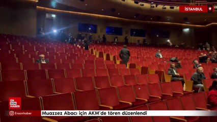 Muazzez Abacı için AKM’de tören düzenlendi