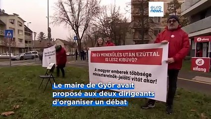 Législatives en Hongrie : Viktor Orbán et Péter Magyar s'affrontent par meetings interposés