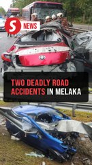 Melaka tragedy: Two young men die in separate road accidents