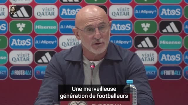 Espagne - De la Fuente fier de son équipe qui reste invaincue depuis 30 matches