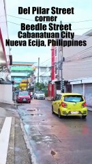 Del Pilar Street corner Beedle Street in Cabanatuan City in Nueva Ecija in the Philippines