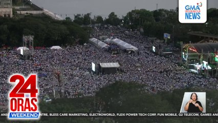 Transparency for a Better Democracy, panawagan ng mga dumalo sa unang araw ng 3-day rally ng Iglesia Ni Cristo | 24 Oras Weekend