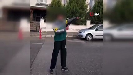 Gaziantep'te şok görüntüler: 3 çocuk pompalı tüfekle ateş açtı!