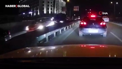 Bursa'da zincirleme kaza! O anlar kamerada