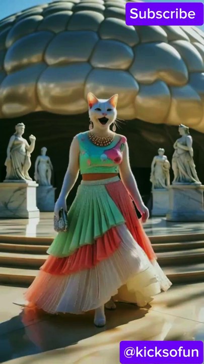 Modelling lady cat