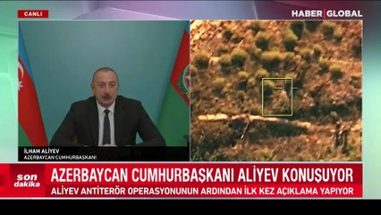 Azerbaycan Cumhurbaşkanı Aliyev: Karabağ Azerbaycan toprağıdır, bunu tüm dünya kabul ediyor