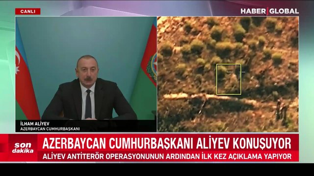 Azerbaycan Cumhurbaşkanı Aliyev: Karabağ Azerbaycan toprağıdır, bunu tüm dünya kabul ediyor