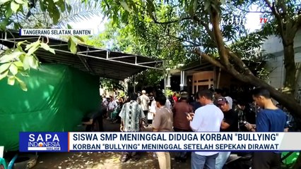 Siswa Jadi Korban Bullying, KPAI: Sekolah Jangan Anggap Remeh Laporan Bullying | SAPA MALAM