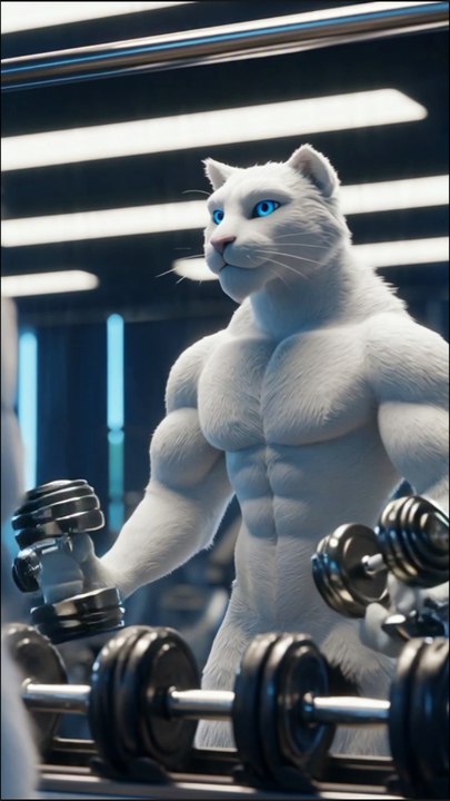 Cat bodybuilding