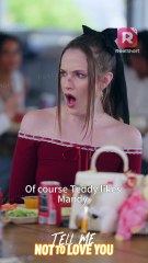 You feel it too so why do you keep running from me?! | Tell Me Not to Love You | ReelShort