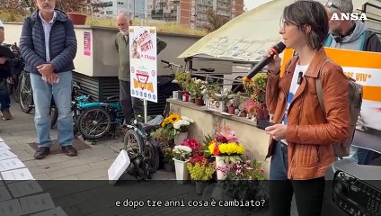Roma, presidio per la giornata mondiale vittime della strada