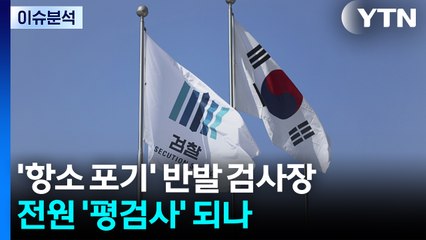 '항소 포기' 반발 검사장, 전원 '평검사' 되나 / YTN