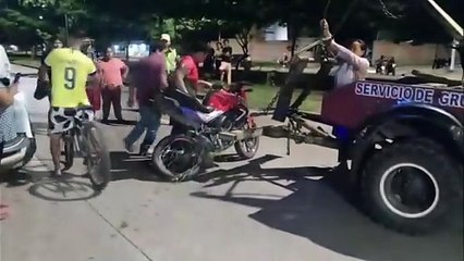 ACCIDENTE DE MOTO SANTA CRUZ