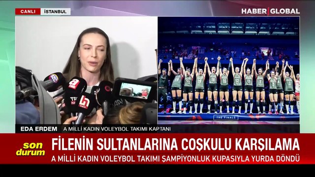 Filenin Sultanları yurda döndü! Antrenör Daniele Santarelli: Dünyada bir numarayız