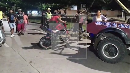 ACCIDENTE DE MOTO EN SANTA CRUZ