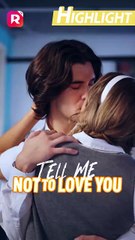 So wanna be my girl? | Tell Me Not to Love You | ReelShort #kiss #firstlove #campusromance #sweet