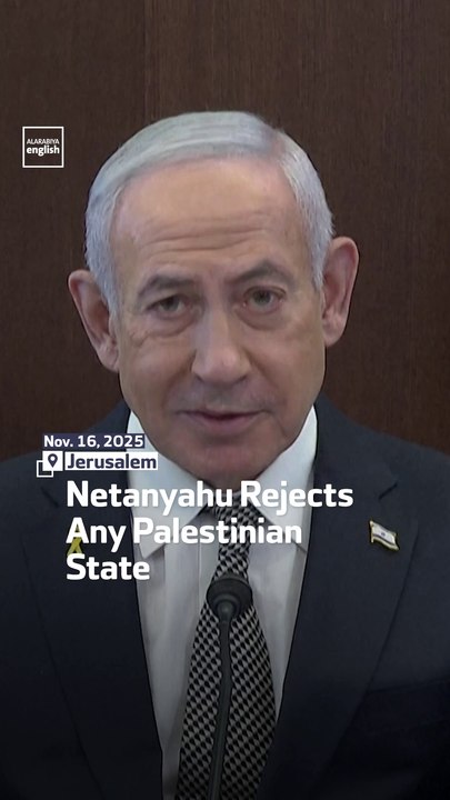 Netanyahu Rejects Any Palestinian State