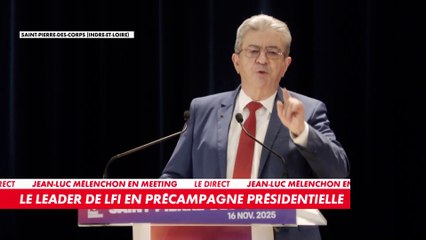 Jean-Luc Mélenchon : «Vous êtes tous menacés de pauvreté»