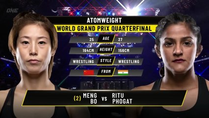 Meng Bo (China) vs Ritu Phogat (India) _ MMA Fight, HD