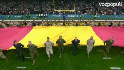 El respeto de la NFL llega al Bernabéu: homenajes a la UME y a las banderas de España y EEUU
