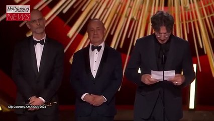 Open Letter With Over 450 Signatures Condemns Jonathan Glazer's 'Zone of Interest' Oscars Speech | THR News Video