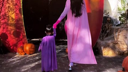Kylie Jenner & Stormi Break The Internet In Matching Halloween Costumes