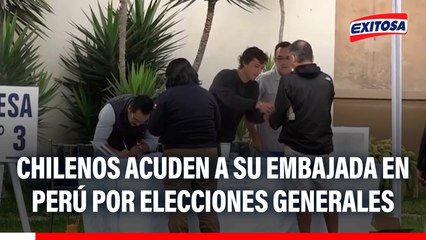 Elecciones en Chile: Ciudadanos acuden a su Embajada  para votar por un nuevo presidente