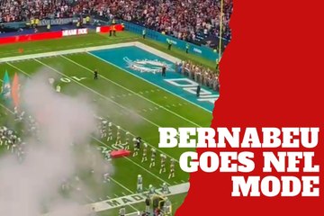 Miami Dolphins take over Real Madrid stadium as Spain goes full NFL mode