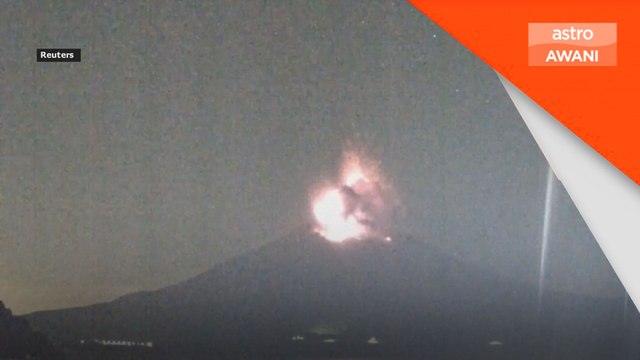 Gunung berapi Sakurajima di barat daya Jepun meletus