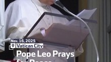 Pope Leo Prays For Peace In Ukraine
