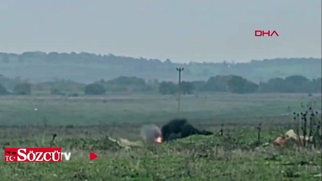 Edirne'de geçmiş döneme ait top mermisi panik yarattı