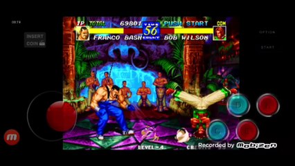 Fatal Fury 3 Franco Bash vs Bob Wilson fala de vitória do Franco Bash em português parte 2