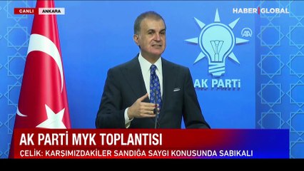 AK Parti Sözcüsü Ömer Çelik'ten Mehmet Şimşek sorusuna yanıt