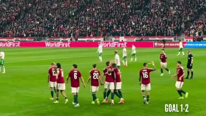 Hungary vs Ireland 2-3 Highlights | UEFA World Cup Qualifiers • 90'+6 Troy Parrott Goal