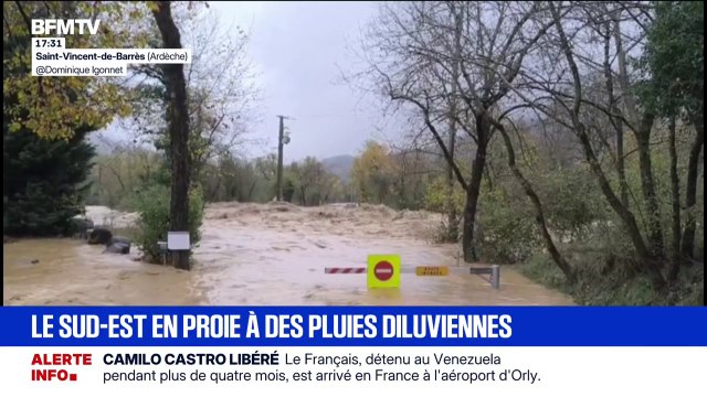 Le sud-est est en proie à des pluies diluviennes, les autorités appellent à limiter les déplacements