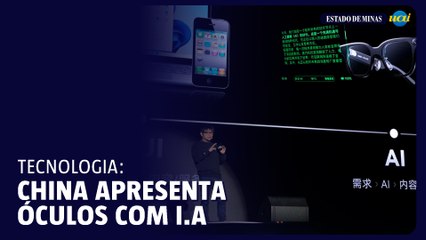 China apresenta óculos leves de Inteligência Artificial
