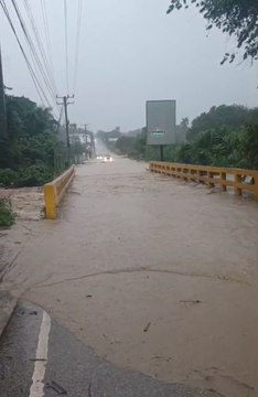 Lluvias en la zona montañosa de Puerto Plata desbordan ríos y dejan comunidades incomunicadas