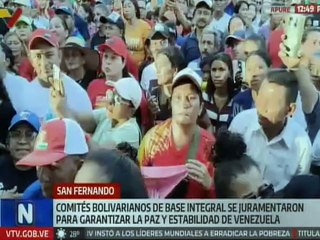 Apure | Ciudadanos se juramentaron como integrantes de los CBBI para garantizar la paz de Venezuela