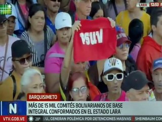 Más de 15 mil Comités Bolivarianos de Base Integral fueron juramentado en el estado Lara